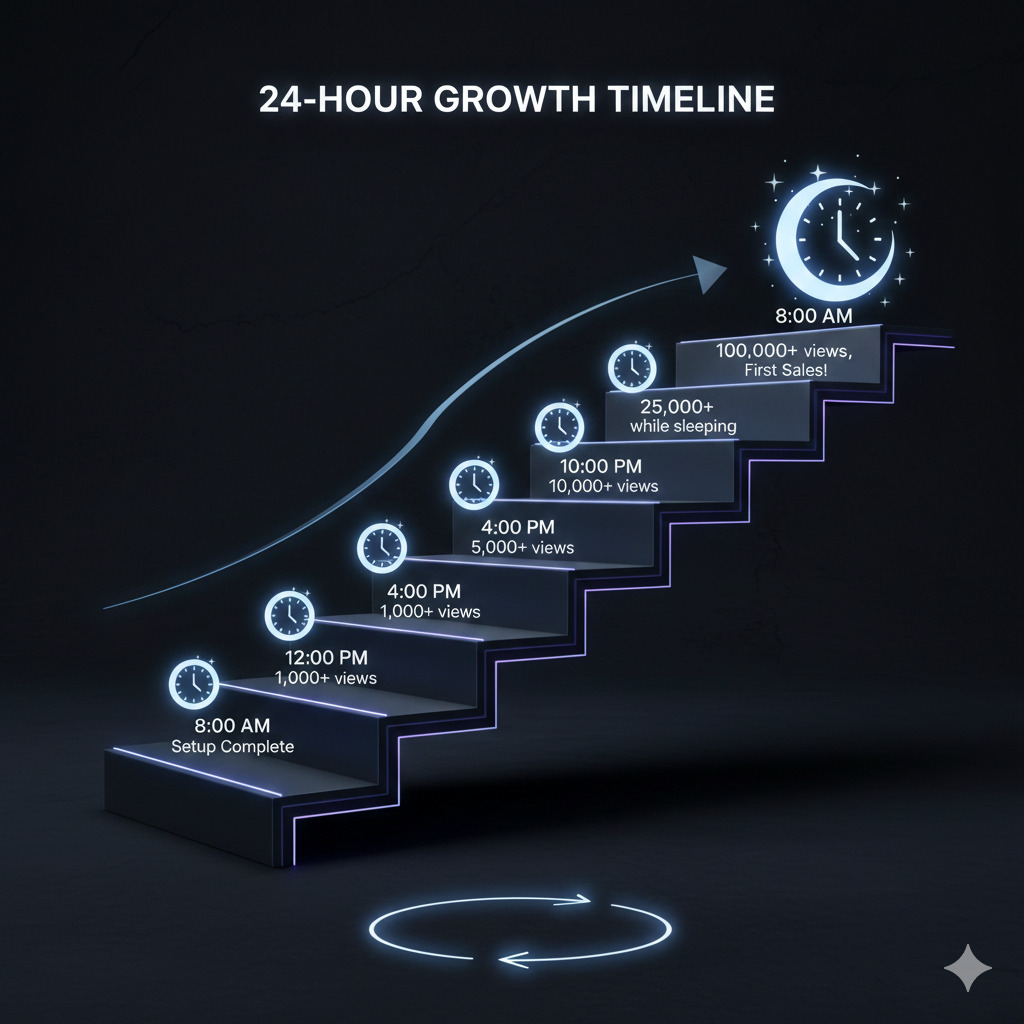 24-Hour Traffic Generation Timeline