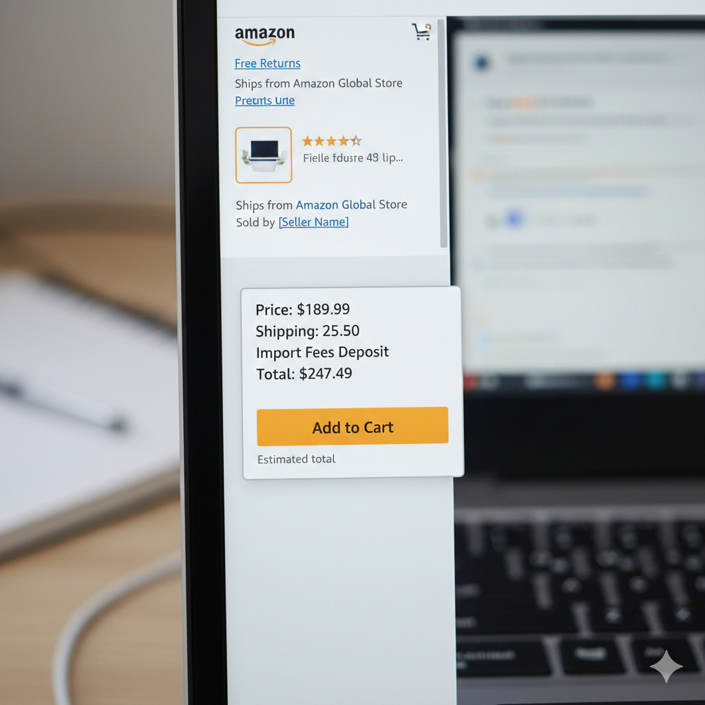Amazon Global Store Product Price Breakdown