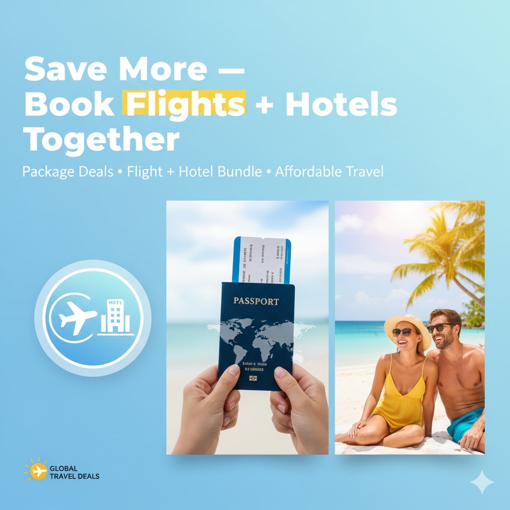 Book Flights + Hotels Together