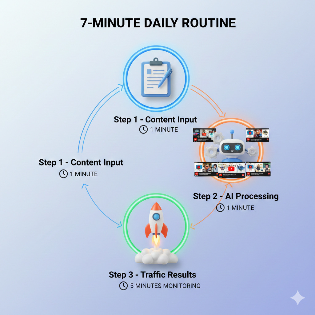 7-Minute Traffic System Daily Process