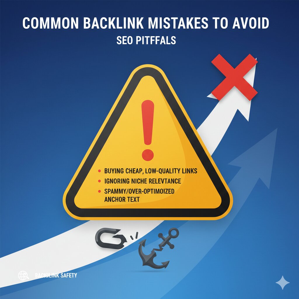 Common backlink building mistakes to avoid for SEO