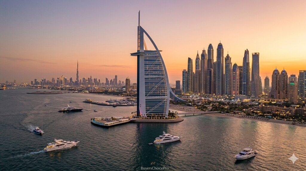 Iconic sail-shaped hotel