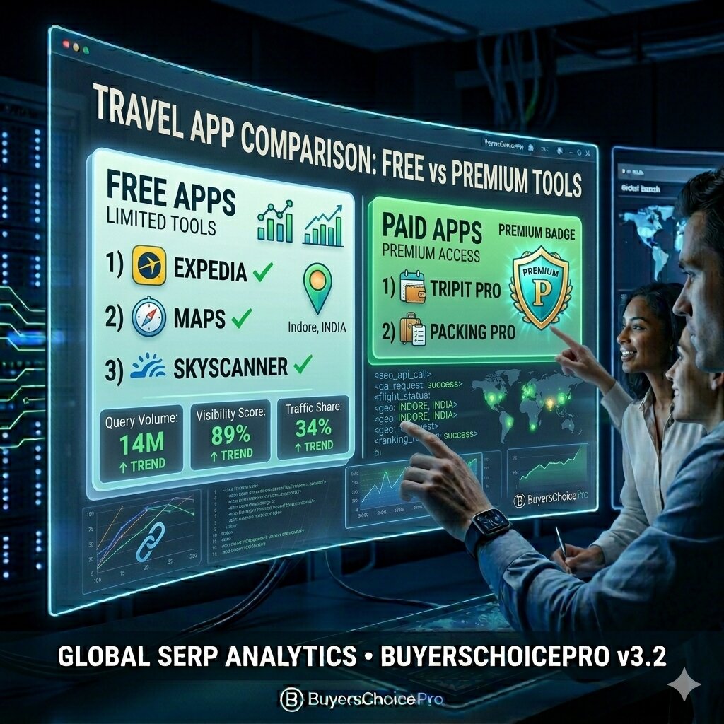 travel app comparison
